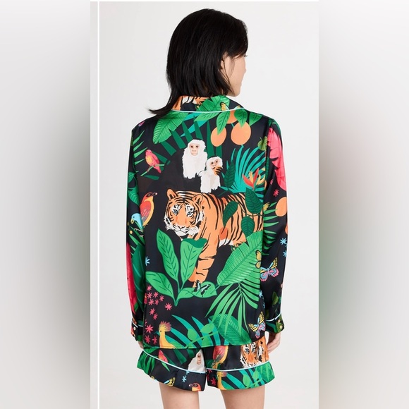 NWT Karen Mabon Tiger Pajama Set Sz XL - Picture 4 of 13
